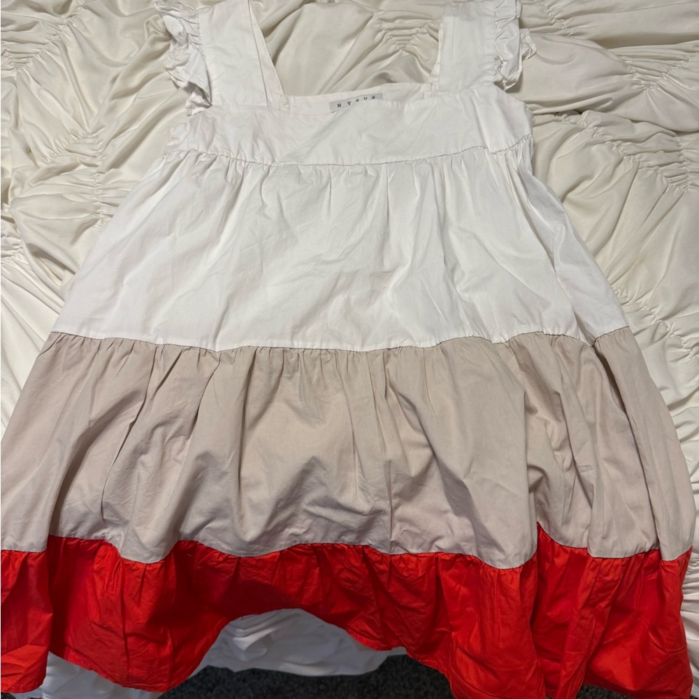 HYFVE Cream short sleeve Dress